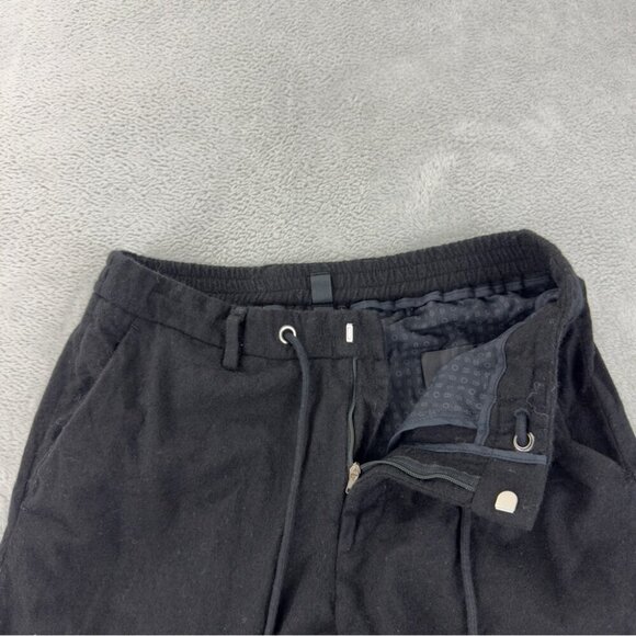 Hugo Boss Black 100% Wool Pants Men's Sz 30Rx27 Work Dress Pant Distressed - Picture 8 of 12